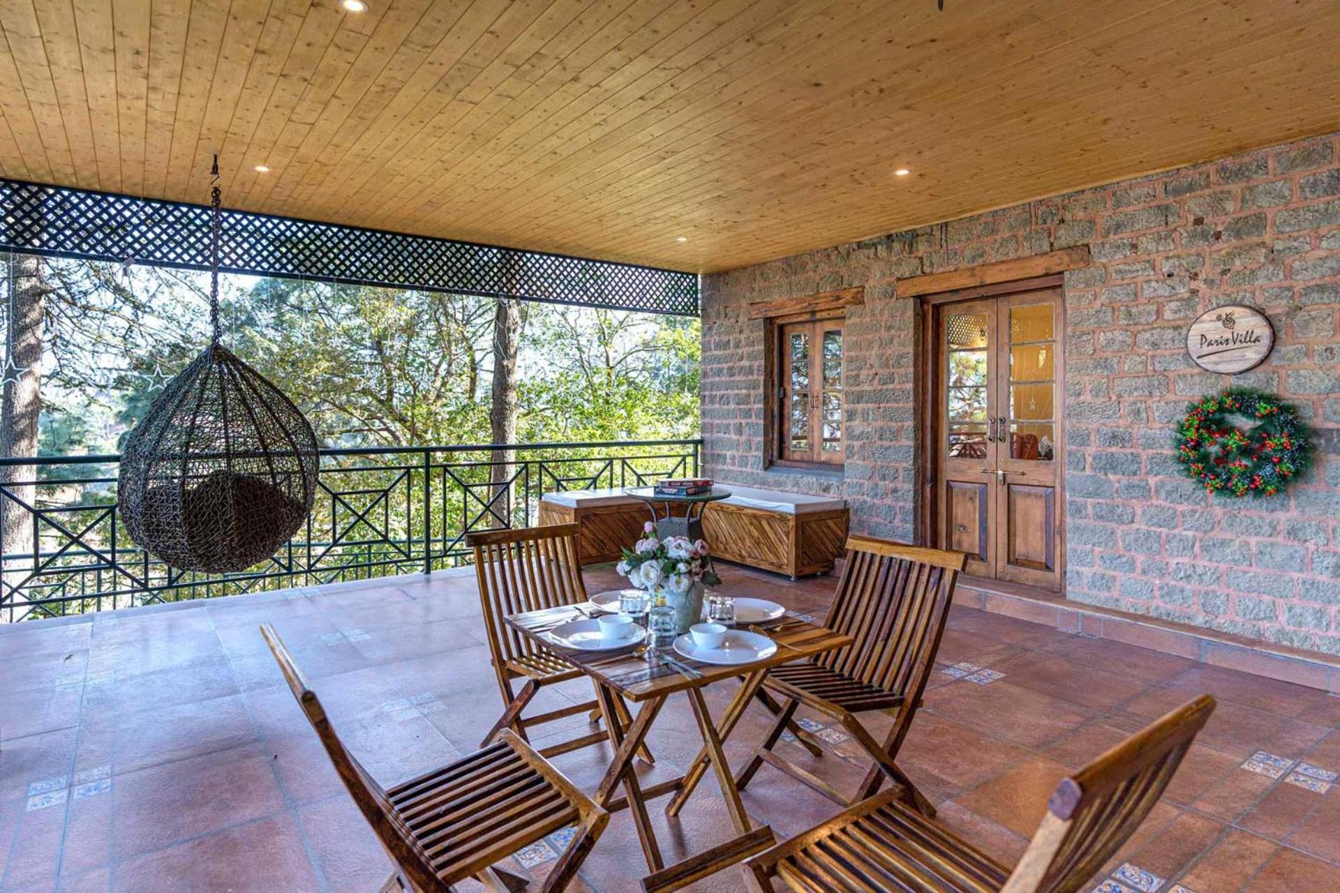 Stayvista At Paris Villa With Pvt Pool & Valley View Kasauli Exterior photo
